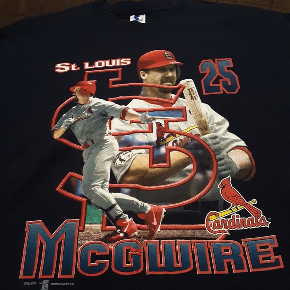 Vintage Starter Mark McGwire Big Mac shirt/navy blue - Picture 2 of 6